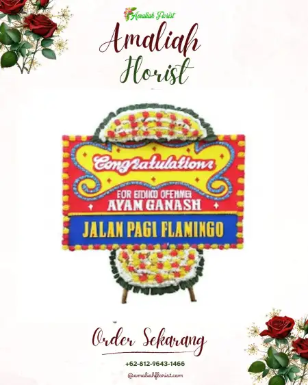 Sewa Papan Bunga Tangkisan Pos
